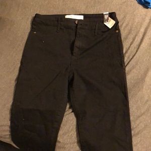NWT Abercrombie Black Jeggings